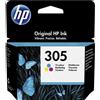 HP CARTUCCIA 305 3YM60AE Originali Tricolore per HP DeskJet 2720e, ENVY 6030e...