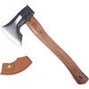 Vexnaro Ascia Spaccalegna, Accetta Compatta in Acciaio al Carbonio ad Alta Resistenza con Manico in Legno e Custodia Protettiva, per Spaccare Legna, Bushcraft, Camping, Giardino e Foresta