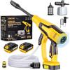 OranTom Idropulitrice a Batteria 120 Bar, Brushless 1000W, 2x 4.0Ah Batteria