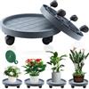 K KASONIC Portavasi 40cm 4 Ruote, Portata 100kg, 2 Pezzi
