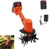 Zoobotanica Zappa a batteria, 21 V, mini zappa con batteria da 1500 mAh, fresa da giardino con 4 coltelli in metallo, larghezza di lavoro, 10 cm, profondità di lavoro 10 cm, per piccole aiuole e giardino (senza
