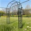 Dtyubfg 260x40x230cm Arco in Metallo,Arco da Giardino, per Rose Piante Rampicanti, 1,4m 1,8m 2,2m 2,6m 3,0m 3,4m sei Larghezze Regolabili, Pergola da Giardino, Decorazione per Feste