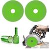 Monsully Disco diamantato per taglio di vetro, disco per smerigliatrice angolare, diamante fine, verde, 115 mm, 22,23 mm