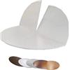 ZIUSFAC Prolunga Per Tavolo Rotondo Piano Da Tavolo Pieghevole 120cm - 200cm Piano Di Ricambio Per Banchetti Feste Grande Salvaspazio(White,130cm/51in)