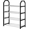 zwxqe Scarpiera organizer | Scarpiera autoportante | Scarpiera per la casa, 4 ripiani di grande capacità, salvaspazio, per interni e interni