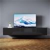 SONNI Armadio per tv, Mobile da TV, Porta la TV con Telecomando e Illuminazione a Orientabile il Colore, 180x40x30