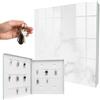Generic Armadietto portachiavi 30x30 cm marmo eleganza Porta Sinistra Bianco | Appendiabiti | Bacheca | Vetrinetta | Nicchia | Casellario | Armadio | Gancio | Quadro | Mobiletto | Contenitore | Supporto