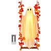 Generico Swinging Ghost Outdoor Decor - Scary Spooky Glowing Flying Party Prop | Party Decor Swing Ghost With Lights for Holiday Outside Backyard Tree Yard
