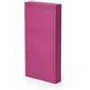 ZStyle Scarpiera Salvaspazio in Metallo Slim 3 Cassetti Antiribaltamento (Viola)