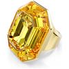 SWAROVSKI Anello cocktail con cristallo giallo lucent