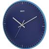 Unity Galaxy, orologio da parete, blu, bombato, movimento silenzioso, 30 cm