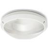 Velamp PTLEDIK-E27 Applique a Parete/plafoniera Tonda 27cm. in PC infrangibile IK10. Attacco E27, Compatibile LED, Max 60W. IP54: installabile all'Interno o all'Esterno. 60 W, Grigio