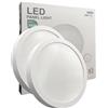 FactorLED NUOVO! Plafoniera LED circolare, 30 W (300 W), 3600 Lm, Ø29 cm, Downlight pannello superficie rotonda per soffitto, antiriflesso, luce selezionabile 4 CCT 2700 K-3000 K-4000 K-5700 K (2, 290