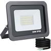 Mille Lucciole YCZM Faretto LED da Esterno 35W,Faro LED Esterno 40 leds 6500K Bianco Freddo 3500LM,Faretti LED Esterno Impermeabile IP65,Faretti Esterni adatto Giardino Terrazza Garage Patio【1 Pezzi Guscio Nero】