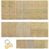 SZMK 18 PCS Adesivi Lettere Alfabeto 3 MM,Adesivi Numeri e Lettere per Scrapbooking,Number Stickers Alfabeto,Sticker Decorativi per Album,Sticker per Computer per Unghie, Scrapbook, Fai da Te