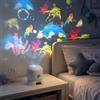 FARYODI Proiettore cielo stellato, proiettore LED rotante dinamico con proiezione oceano, proiettore notturno, luminosità regolabile, batteria USB-C per camera da letto e soggiorno