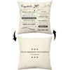 Aconesong Originale Regali per Donna di 20 Anni Idee Regalo di Compleanno Copricuscini Decorativa Ricordo di Festa per Divano o Camera da Letto Cuscino Copertura 1 Pezzo 45 x 45 cm (20° compleanno)
