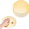 NBEADS 12 pz Specchi Rotondi Acrilici per Tavoli, Centrotavola Autoadesivi Dorati Da 20 cm per Specchiera Piatti per Candele per La Tavola di Nozze Da Parete di Casa Festa di Natale, Spessore 1.5 mm