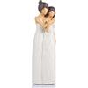 QIANLING Figurine di madre e figlia - Regali sinceri per la mamma dalla figlia, i migliori regali per compleanni, San Valentino, festa della mamma - Camera da letto Soggiorno Libreria da tavolo Decorazione