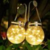 Diealles Shine Lanterne Esterno, 2 Pezzi 30 LED Lanterna Solare, IP65 Impermeabile Luci Solari Giardino da Appendere, Lampade Solari Decorative per Feste Natale