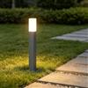Mai & Mai Lampione da Giardino 3000K, IP65, 3.8x3.8x40.6cm, Sabbia Grigio | Luminoso da Giardino, Paletti Esterni Led, Alluminio per Giardini, Parchi, Aree Residenziali e Ingressi Deus Lumina