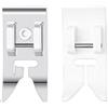Dimeho Piedino universale per macchina da cucire a punto dritto, compatibile con macchine da cucire Singer, Brother, Janome, Kenmore, Babylock, 2 pezzi