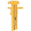HEEPDD Taglierina Circolare 10-300mm Modello 508, Taglio Carta Cartone Cuoio Gomma, in PVC Giallo con Coperchio Protettivo, Lame Sostituibili 18mm per Cerchi Perfetti Fai da Te e Hobbistica Modellismo