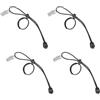 Generic 4 clip per sfondo nero resistente morsetto a molla regolabile elastico clip fotografico per studio fotografico supporti per sfondo fotografico