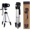Topolenashop Treppiede Fotocamera Smartphone 1035mm | Cavalletto Professionale in Alluminio con Testa Girevole 360°, Supporto Universale | Compatibile con Reflex, Videocamere e Cellulari