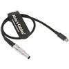 Alvin's Cables Cavo di alimentazione a 2 pin maschio a micro USB per Z CAM E2 Flagship to Nucleus Nano intrecciato filo 30CM