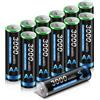 CITYORK 12 batterie AA ricaricabili 1,5 V 3000 mWh AA agli ioni di litio Batteria di uscita a tensione costante CTY-AA3000 x 12-1,5 V
