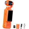 Generic Videocamera con schermo Vlog con obiettivo rotante, ricarica di tipo C, videocamera da viaggio 1080P per videoclip tascabili per ciclismo, video e vlog quotidiani