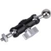Generic Pezzo di montaggio di posizionamento, testa a sfera da 17 mm e filettatura maschio da 1/4-20, connettore in metallo per treppiede fotocamera giornaliero presa a sfera montaggio filettato connettore