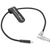 Alvin's Cables Cavo di Alimentazione Maschio Girevole a 2-pin a Micro USB per ARRI Z CAM E2 Flagship a Nucleus Nano Intrecciato Wire 30CM Alvin's Cables