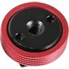NRVTRE Accessorio per fotocamera Adattatore per slitta, Red | Dimensioni 3 cm / 1, 18 pollici per la costruzione impianti perforazione, base accessoria in lega alluminio