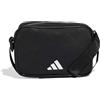 adidas Mixte MONOGRAM ESSENTIALS SHOULDER BAG, black/white, One size