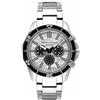 Armani Exchange Orologio da uomo, Movimento cronografo al quarzo e cassa da 44 mm con cinturino in acciaio