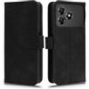 Generico Custodia Compatibile con ZTE Blade A36 4G Z2472 / Nubia A36 4G COVER STAND flip LIBRO gel PORTAFOGLIO case matte Protezione display ANTIURTO magnetica eco pelle porta carte vano card (Nero)