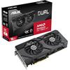 ASUS Scheda grafica da gioco Dual Radeon RX 7800 XT OC Edition 16GB GDDR6 (AMD Radeon RX7800XT, PCIe 4.0, 1x HDMI 2.1, 3x DisplayPort 2.1, DUAL-RX7800XT-O16G, nero)