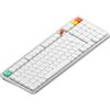 nuphy Tastiera meccanica wireless Air100 V3 a basso profilo (layout UK) | Tastiera personalizzata con 99 tasti 100% layout con manopola multifunzionale, guarnizione montata, retroilluminazione RGB