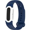 GIOPUEY Cinturini Compatibile con Google Fitbit Air, Morbido Silicone Cinturino [Resistente all'Usura] [Traspirante] - Blue/White