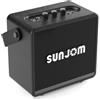 SUNJOM Altoparlante Bluetooth retrò, wireless, subwoofer da 105 mm, BT 5.3 con EQ, accoppiamento TWS, tipo C, scheda TF e USB, per feste all'aperto e casa