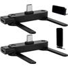 SIVITE 2 Pezzi Supporto Telefono 360° per Cavo USB-C, Adattatori Pieghevoli Rimovibili, Compatibili con Ricarica Rapida 240W, per Gaming Video Ufficio Casa e Viaggio