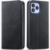 MOJIA Cover per Cubot P80 / Wiko T60, Custodia Folio Portafoglio in Pelle PU [Chiusura Magnetica], Case a Libro con Guscio Interno in TPU, Supporto per Carte.. Nero