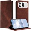 Mo-Somnus Cover per Honor win Turbo, Custodia Honor win Turbo Portafoglio, Cover Protettiva Libro Antiurto Case Flip Wallet Custodia Pelle PU con [3 Slot per Schede] [Magnetica] (Marrone)