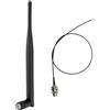 FinalCool 1 Pezzi 868 MHz 915 MHz LoRa Antenna 5dBi Guadagno Omnidirezionale SMA Maschio 195mm con Cavo Adattatore Antenna RF 15cm, per Router, Gateway, Applicazioni IoT