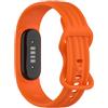GIOPUEY Cinturini Compatibile con Google Fitbit Air, Morbido Silicone Cinturino [Resistente all'Usura] [Traspirante] - Orange