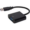 CFTGIW Adattatore da USB a VGA USB 3.0 Maschio a VGA 15 Pin Femmina Non è Necessaria 'elettricità Esterna, Fornire elettricità Contemporaneamente Tramite l'interfaccia USB e