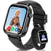 NAIXUES Smartwatch Bambini con GPS/SOS/HD Videochiamata/Telefono, Nero | 4G Bambini per Ragazze e Ragazzi con SMS, Chat Vocale, Modalità Classe, Chiamata, Modalità Lezione, Sveglia