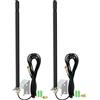 Eightwood Antenna WiFi Esterna 2.4/5.8GHz 6dBi 3m RG174 RP-SMA